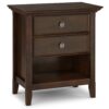 Amherst - Bedside Table - Russet Brown - Image 2