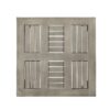 Dexterity - Outdoor Square Side Table With Wood Frame - Gray - Image 5
