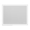 LED Bathroom Vanity Mirror, Wall Mounted Adjustable White / Warm / Natural Lights Anti-Fog Touch Switch With Memory Modern Smart Large Bathroom Mirrors - Silver - Image 12