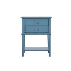 Newton - Stylish Contemporary Nightstand - Teal
