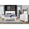 Civic - 5 Piece Queen Bedroom Set With Storage - White - Image 2