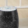 Ruby - Modern Mosaic Side Table - Black - Image 7