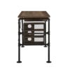 Endang - Writing Desk - Weathered Oak / Black - Image 3