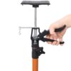 2 Pack Adjustable Steel Support Pole System For Drywalls And Cabinets, Extends 45 To 114", With Carry Bag - Black / Brown - Image 10
