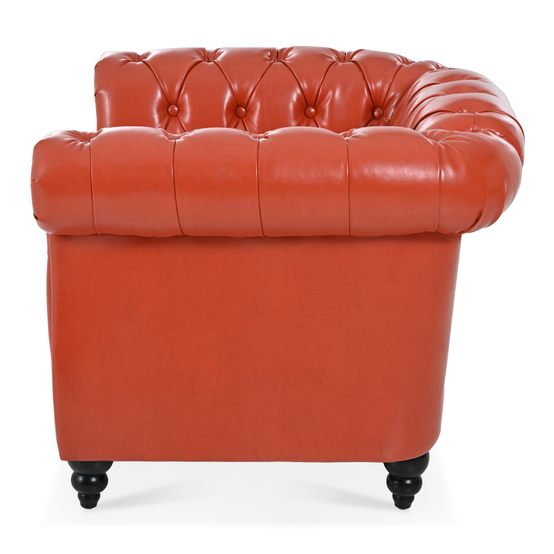 1 Seater Sofa For Living Room - Orange - Image 8