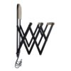 Laundry Rack With Accordion Design - Brown / Black - Black Brown - Image 3