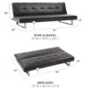 Chroma - Sofa Bed - Black - Image 2