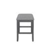 Sonnet - Gathering Height Bench - Gray - Image 3