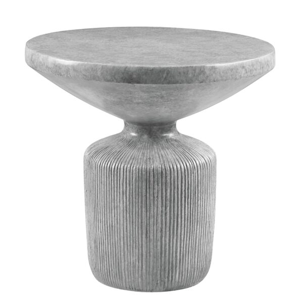 Laddie - Weathered End Table - Gray