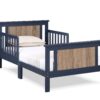 Connelly - Reversible Panel Toddler Bed - Midnight Blue / Vintage Walnut - Image 2