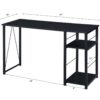 Vadna - Writing Desk - Black - Image 6