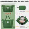 2 Piece Luggage Set With Bags Expanable Spinner Wheels ABS Lightweight Suitcase With Tsa Lock 20" / 24" - Green - Image 5