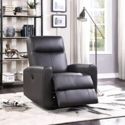 Blane - Top Grain Leather Match Power Motion Recliner - Brown