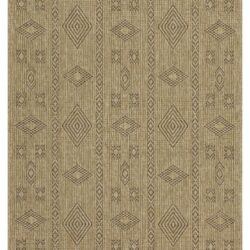 Earth - 5'3" X 7'3" Polypropylene Indoor, Outdoor Area Rug - Jute, Mocha