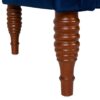 Samuel - Tufted Roll Arm Chaise Lounge - Navy Blue - Image 8