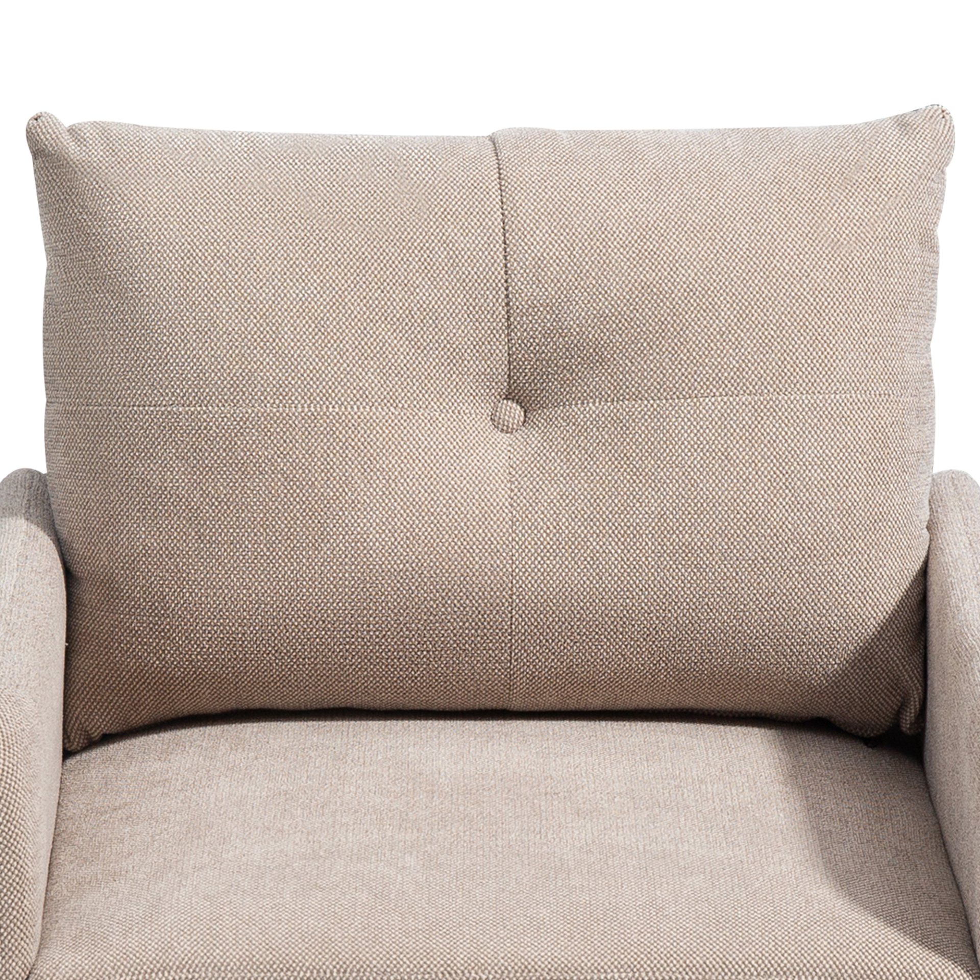 Modern Accent Chair With Metal Legs, Comfy Club Fabric Armchair For Living Room, Bedroom - Coffee - Image 13