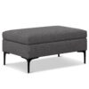 Rebecca - Rectangular Coffee Table Storage Ottoman With Lift Up Lid - Gray - Image 7