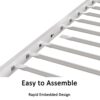 Adam - Twin Over Full Metal Bunk Bed - White Metal - Image 8