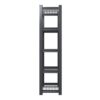 Heavy Duty 5 Tier Adjustable Metal Mesh Storage Rack With 2000 Lbs Capacity - Brushed Nickel - Image 16