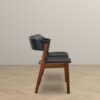 Enzo - Dining Chair (Set of 2) - Black / Brown - Image 4