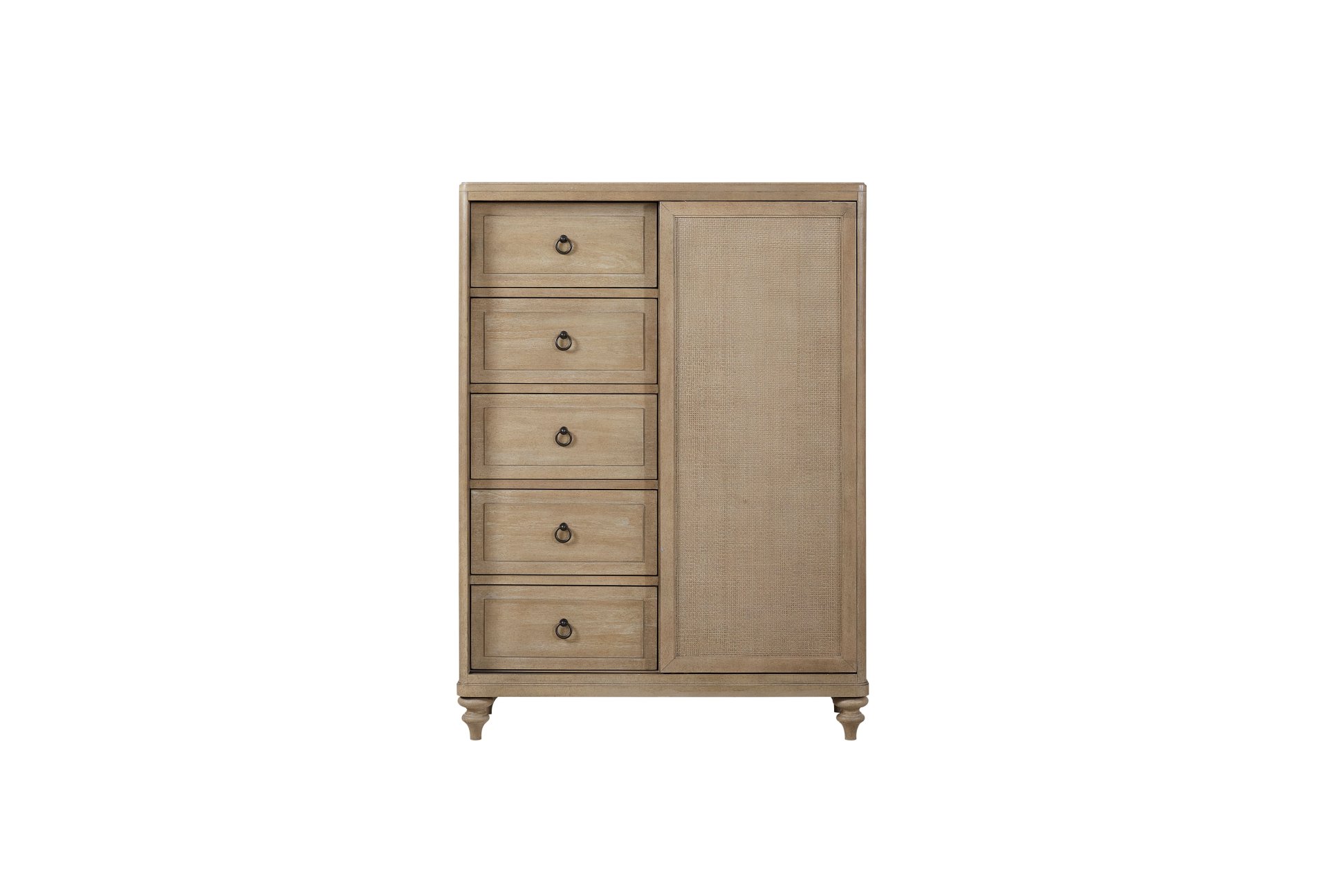 Queen Canopy Bedroom Set With A 2 Drawer Nightstand A Modern Dresser With Poster Mirror And A Door Chest - Sand - Image 20