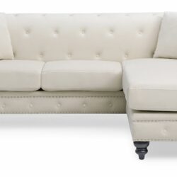 Nola - Sofa Chaise - Ivory