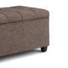 Sienna - Storage Ottoman Bench - Fawn Brown - Image 4