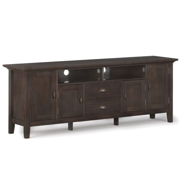 Redmond - TV Media Stand - Brunette Brown