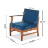 Perla - 5 Pieces Sofa Set - Blue - Image 5