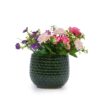 3 Pieces Flowerpot, Planter For Patio, Garden Or Windowsills - Dark Green - Image 6