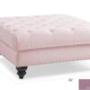 Charming Traditional Ottoman - Pink - Image 4