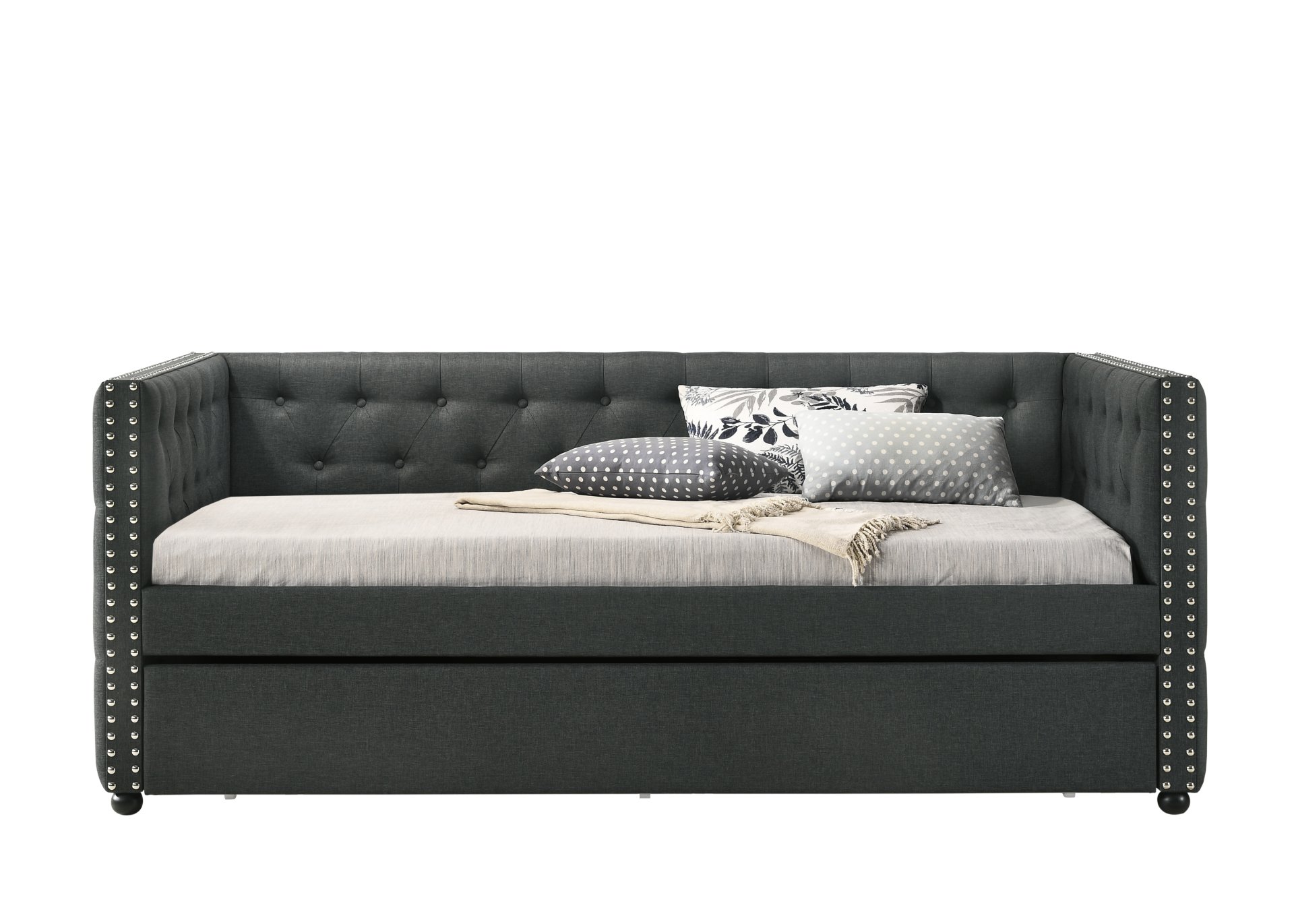 Romona - Full Daybed With Trundle - Gray - Image 8