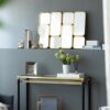 Mirror With en Metal Framed Decorative Rectangle Mirror For Bedroom Dressing Room, Hallway Or Living Spac - Gold - Image 4