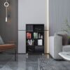 Bookcase, 6 Shelves, 4 Legs - Black - Image 2