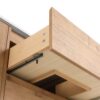 Modern Wall Mounted Bathroom Vanity With Sink And Storage Rack 2 Soft Close Drawers Plywood 30" - Imitative Oak - Image 19