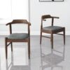 Daisy - Dining Chair (Set of 2) - Brown / Gray - Image 9