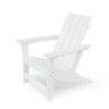 Enigmara - Outdoor High Density Resin Adirondack Chair - White - Image 4