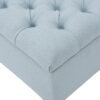 Glouster - Contemporary Storage Ottoman With Button Tufting - Blue - Image 4