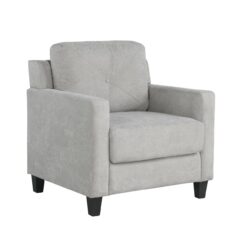 Horatio - Chenille Chair - Taupe