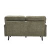 Mid Century Modern Loveseat Sofa With USB Ports, Removable Pillow Cover - Green - Image 12