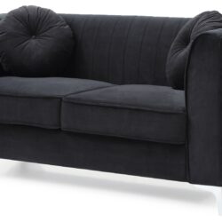 Delray - Loveseat - Black