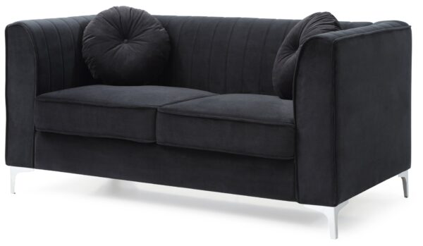 Delray - Loveseat - Black