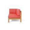 Brava - X Back Left Corner Bench - Red - Image 5