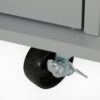 Yohaan - Contemporary Kitchen Cart With Wheels - Gray - Image 11