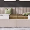 Twin Size Upholstered Daybed With 2 Storage Drawers, Sofa Bed Frame No Box Spring Needed - Beige - Image 14