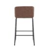 Casper - Fixed Height Contemporary Counter Stool (Set of 2) - Black / Espresso - Image 5