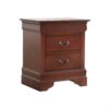 Louis Phillipe - Elegant Traditional Nightstand - Cherry - Image 6