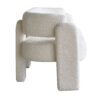Boucle Upholstery Modern Sofa For Living Room - Beige - Image 9