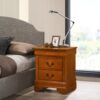 Louis Phillipe - Nightstand - Oak - Image 4