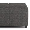 Avalon - Storage Ottoman - Ebony - Image 5